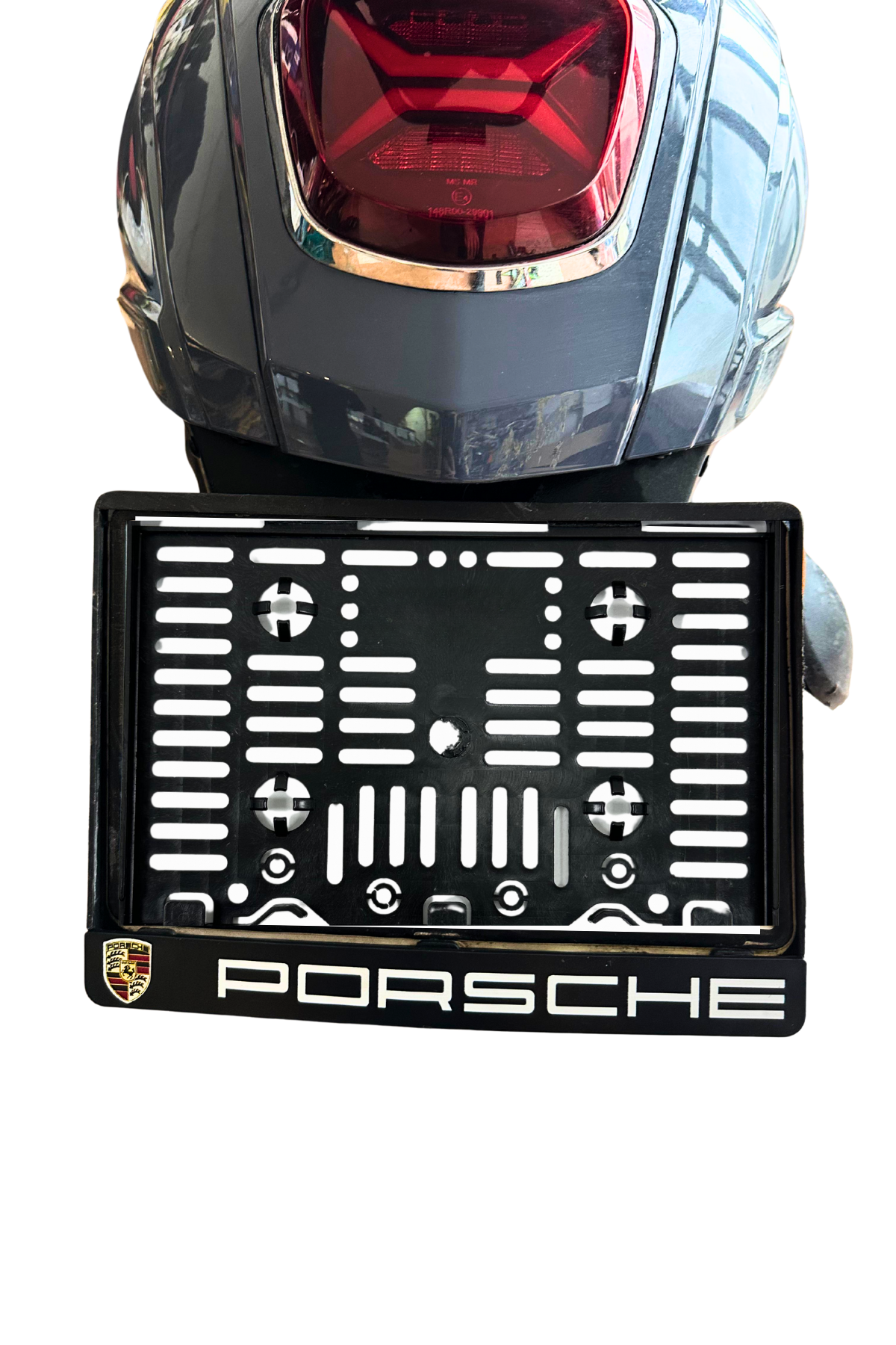 Motor Plakalık Porsche Baskılı Motosiklet Plakalığı