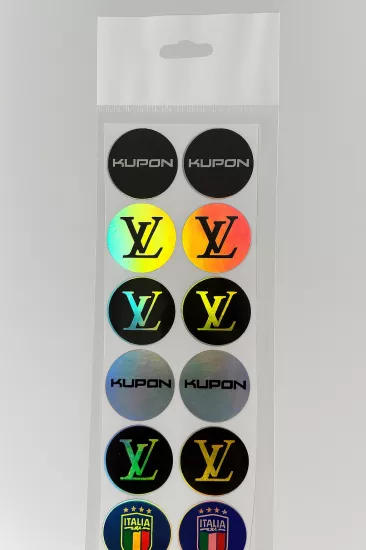 Plaka Hologramlı Sticker Etiket Pulu Motosiklet Etiketi Suya Güneşe Dayanaklı