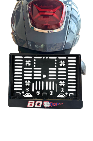 Motor Plakalık Bozar Baskılı Motosiklet Plakalığı