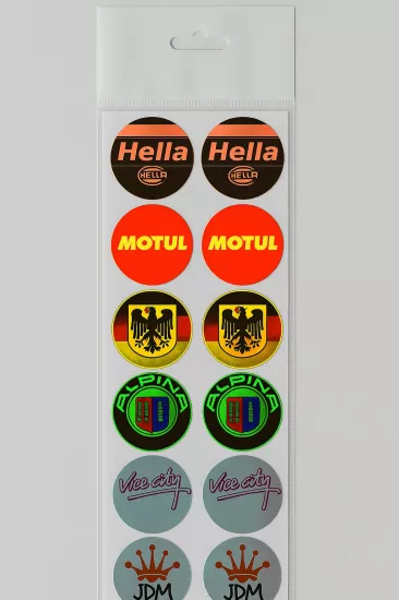Plaka Hologramlı  Sticker Etiket Pulu Motosiklet Etiketi Suya Güneşe Dayanaklı