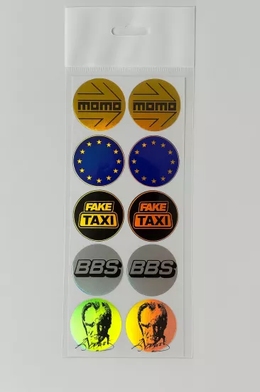 Plaka Hologramlı Sticker Etiket Pulu Motosiklet Etiketi Suya Güneşe Dayanaklı