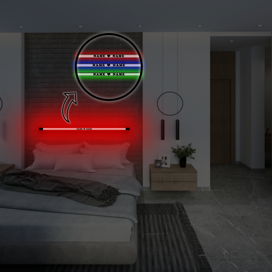 Lambader Led Oda Aydınlatma Ful RGB Ful Renkler Kumandalı Orijinal