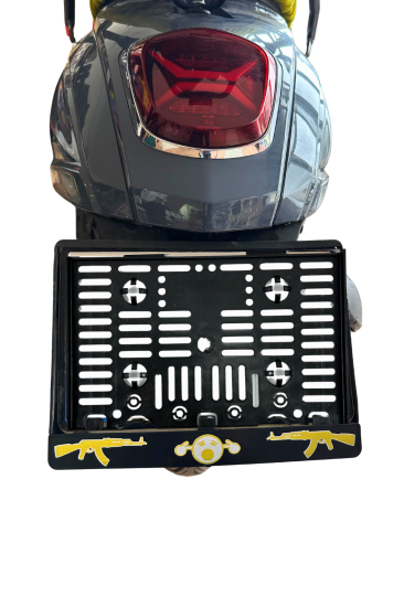 Motor Plakalık Ateş Baskılı Motosiklet Plakalığı