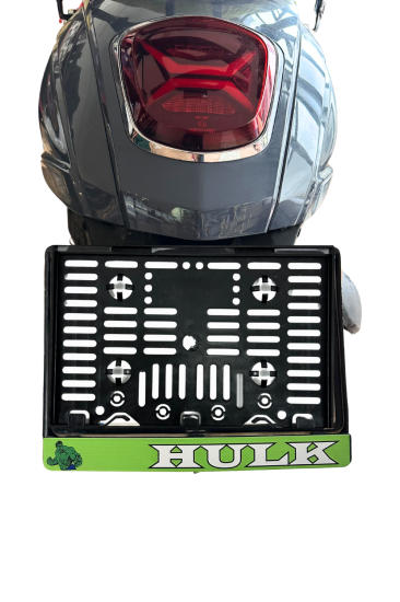 Motor Plakalık Holk Baskılı Motosiklet Plakalığı