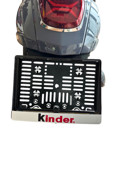 Motor Plakalık Kindr Baskılı Motosiklet Plakalığı