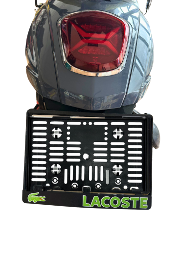 Motor Plakalık Laco Baskılı Motosiklet Plakalığı