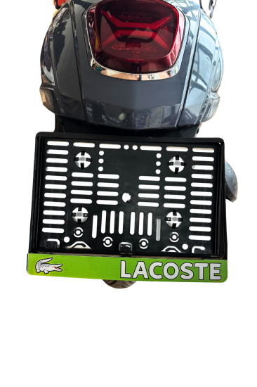 Motor Plakalık Laco Baskılı Motosiklet Plakalığı