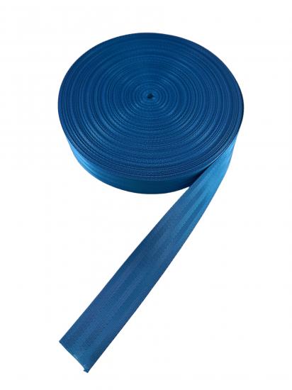 Renkli Emniyet Kemeri Mavi 50 Metre