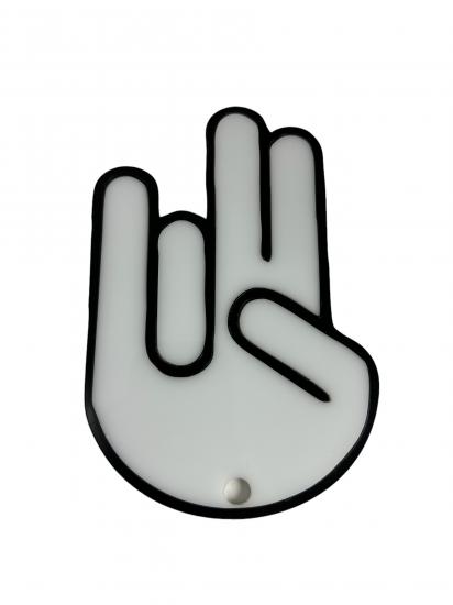 JDM Pleksi El Arka Silecek Aparatı (Büyük Boy Beyaz-Siyah)