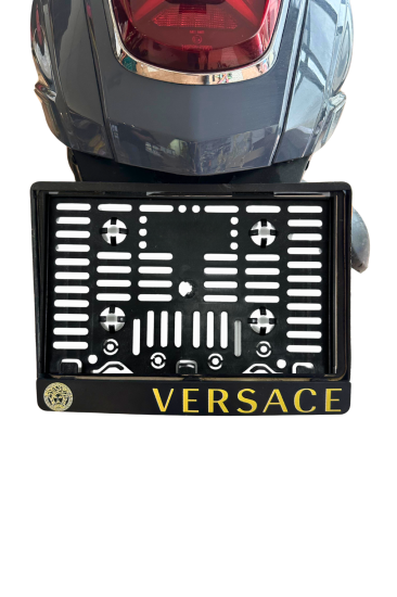 Motor Plakalık Versce Baskılı Motosiklet Plakalığı