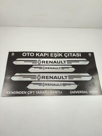 Renault Oto Kapı Eşik Çıtası 4’lü Takım Aynalı Pleksi