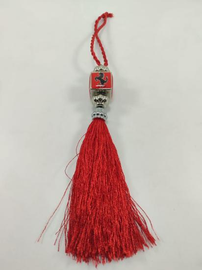 Egzoz Püskülü Dikiz Ayna Püskülü Kırmızı Fer