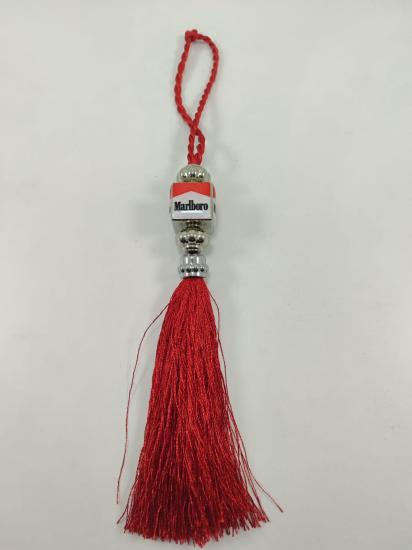 Egzoz Püskülü Dikiz Ayna Püskülü Kırmızı Marlb