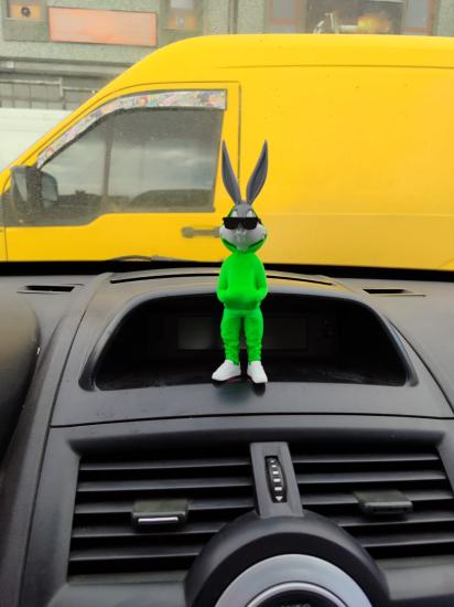 Bugs Bunny Oto Torpido Süsü Yeşil