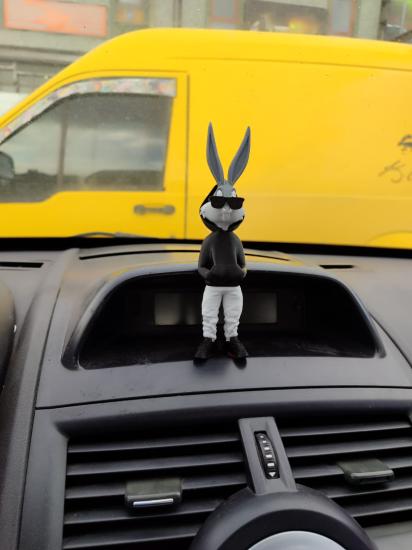 Bugs Bunny Oto Torpido Süsü Siyah