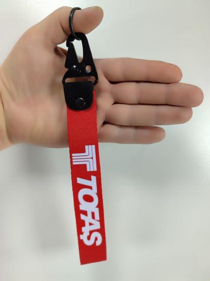 Tofaş Oto Motor Bez Anahtarlık Çift Taraflı Baskı 20 cm