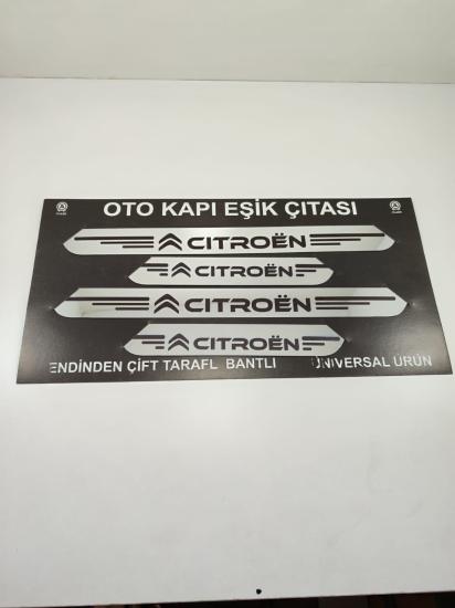 Citroen Oto Kapı Eşik Çıtası 4’lü Takım Aynalı Pleksi