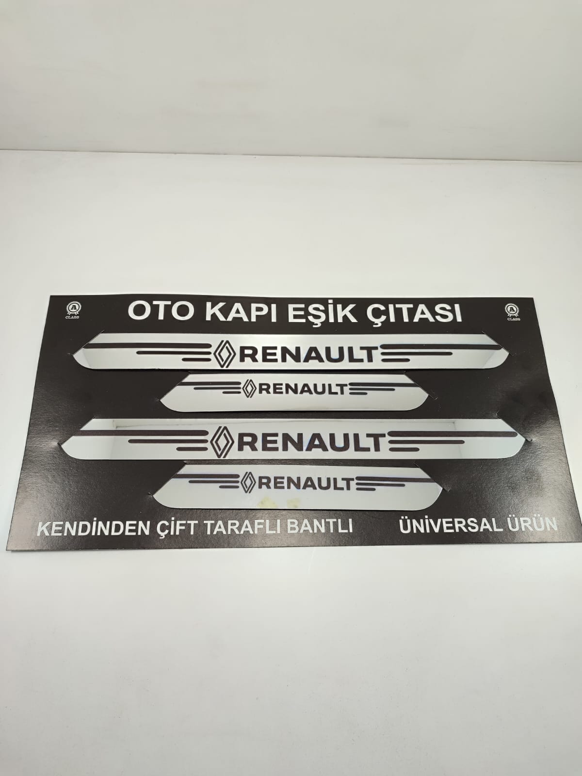 Renault Oto Kapı Eşik Çıtası 4’lü Takım Aynalı Pleksi